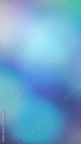Looped Abstract Background With Changing Colors and Light Featuring Film Grain Effect. Vertical Video. FL0074