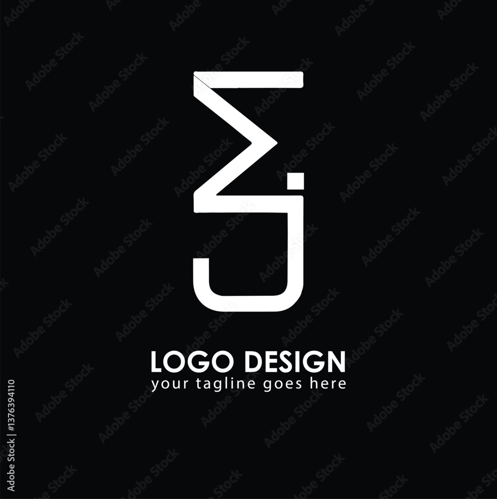 EJ EJ Logo Design, Creative Minimal Letter EJ EJ Monogram EJ EJ Logo Design, Creative Minimal Letter EJ EJ Monogram