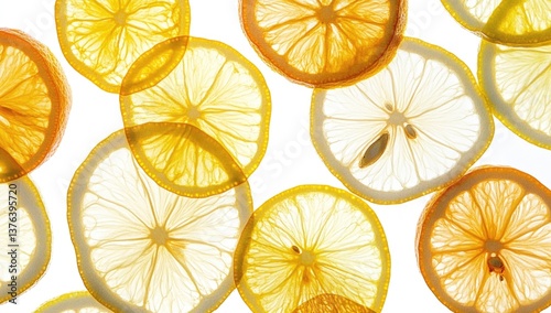 Citrus Slices,  Layered,  Translucent photo