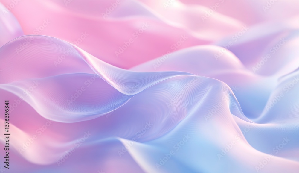 Abstract Silk Fabric Background with Pastel Colors and Wavy Pattern Texture Abstract Silk Fabric Background with Pastel Colors and Wavy Pattern Texture