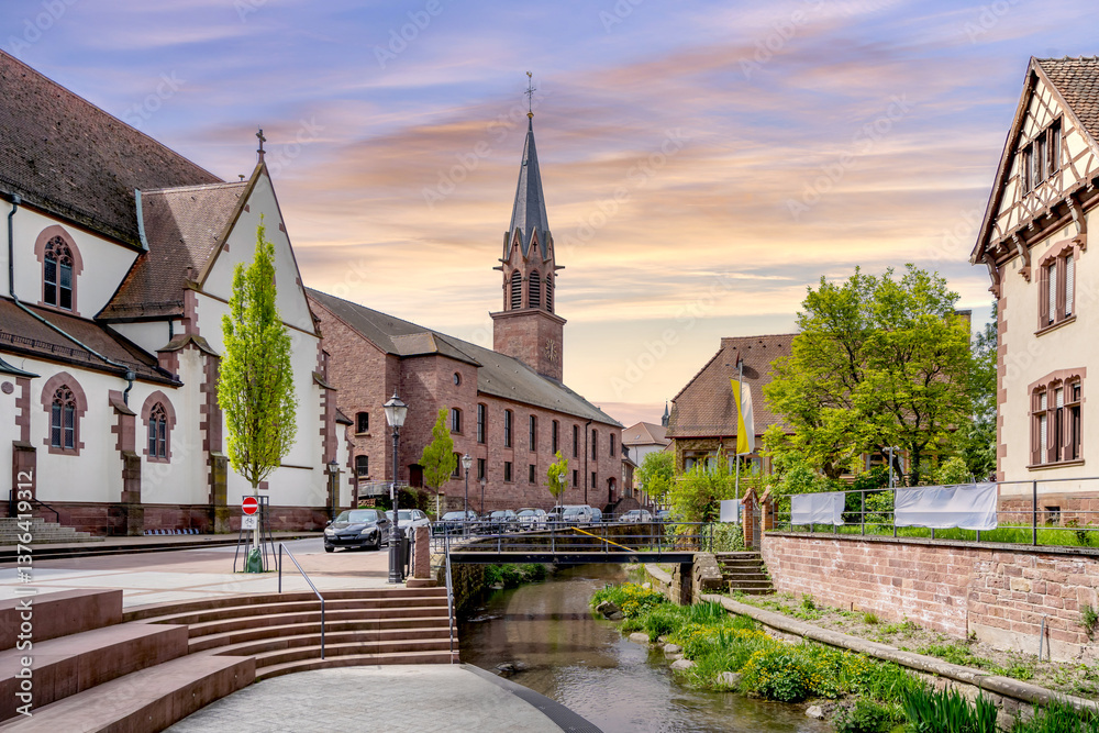 Fototapeta premium Altstadt, Weingarten, Deutschland 