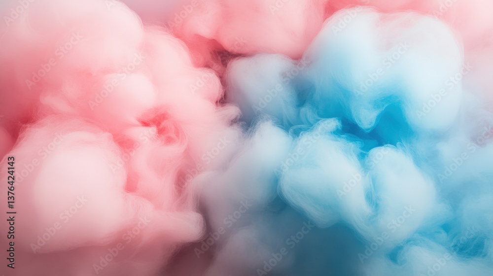 Fototapeta premium Colorful smoke release studio photography vibrant close-up artistry