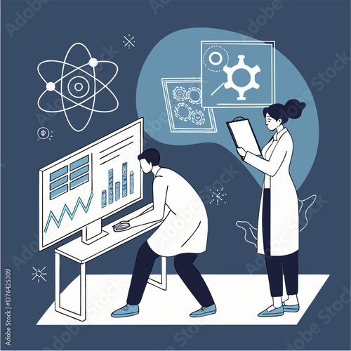 Futuristic Science & Technology Vector Concept