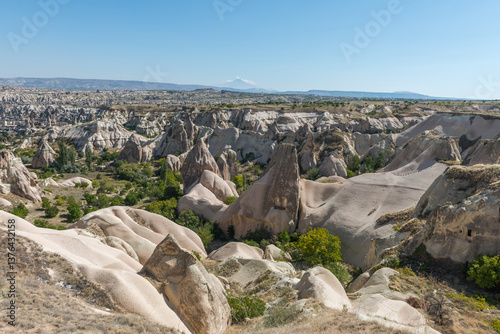 Goreme National Park, Nevsehir city surroundings, Cappadocia, UNESCO World Heritage Site, Turkey.