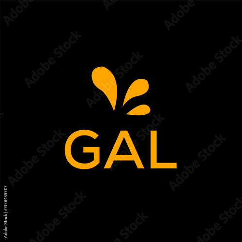 GAL creative minimalist letter logo.		
