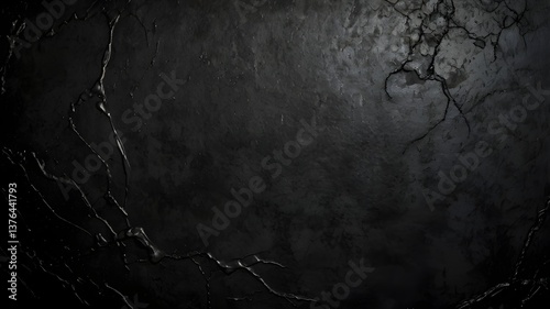 Dark Cracked Texture Background with Abstract Details