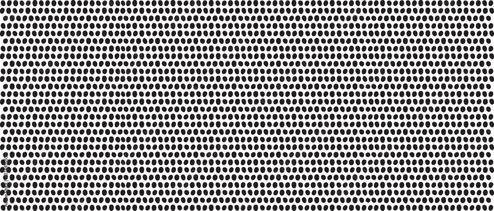 Monochrome texture composed of irregular graphic elements. Distressed uneven grunge background. Abstract vector illustration. Overlay for interesting effect and depth. Isolated on white background.