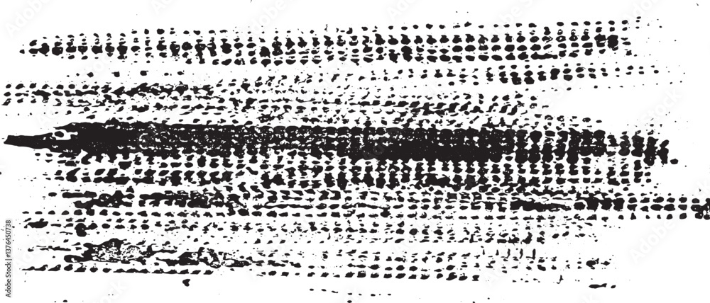 Vector brush sroke texture. Distressed uneven grunge background. Abstract distressed vector illustration. Overlay over any design to create interesting effect and depth. Black isolated on white. EPS10