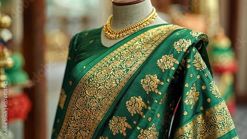 regal kanchipuram silk saree video indian attire