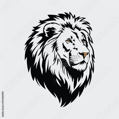 Lion vector, lion face logo, lion logo, lion head