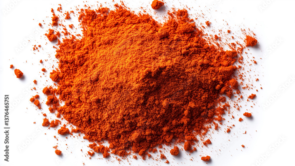 Stunning close-up of Gochujang powder focusing on textures and colors. Stunning close-up of Gochujang powder focusing on textures and colors.