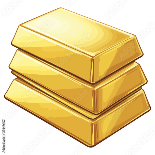 gold bars stacked on top of each other