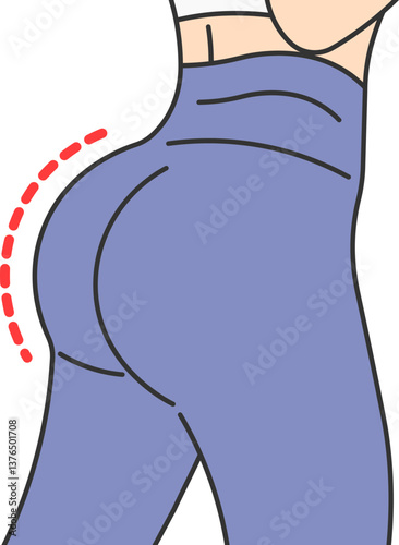 Woman with Perky, Defined Glutes Results from Focused Workout