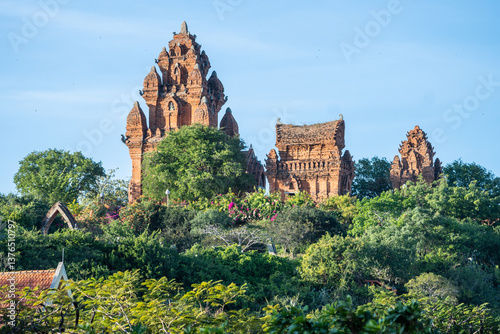 Explore the breathtaking Ancient Phan Rang Thap Cham that are beautifully surrounded by lush greenery
