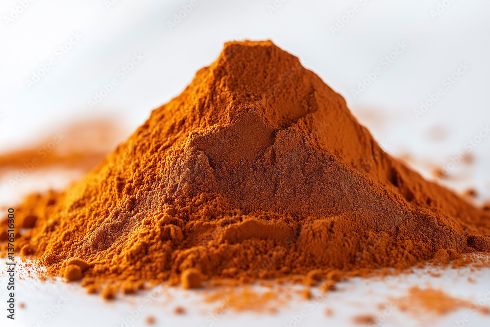 Simple yet detailed composition of Achiote powder focused on its textures. Simple yet detailed composition of Achiote powder focused on its textures.