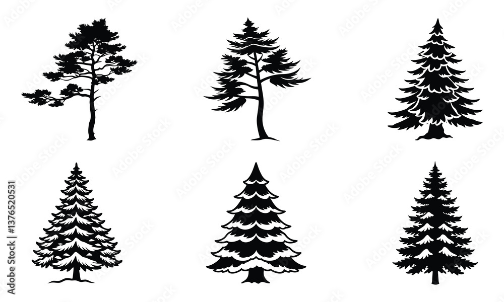 Obraz premium Majestic Pine: Nature’s Evergreen Guardian