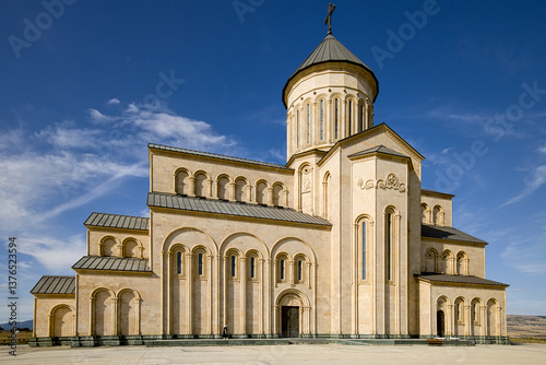 Huge orthodox church in Tbilisi, Georgia.