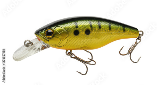 Isolated Fishing Lure photo