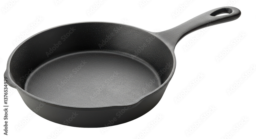Isolated Cast Iron Skillet
