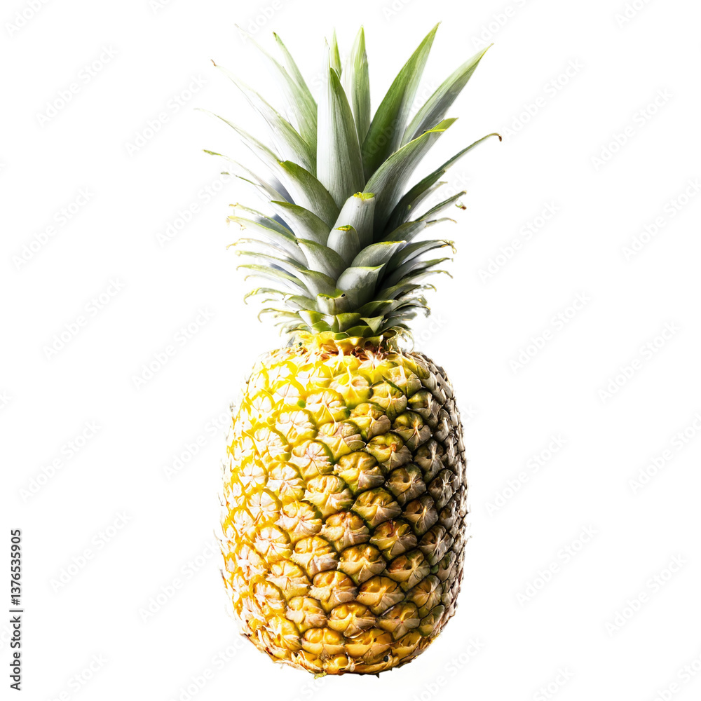 Fototapeta premium pineapple isolated on transparent background