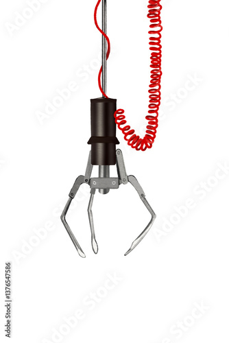 claw machine Hand drawn illustration on a transparent background