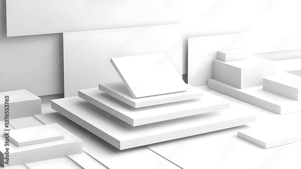 White Geometric Abstract Background. (3) White Geometric Abstract Background. (3)