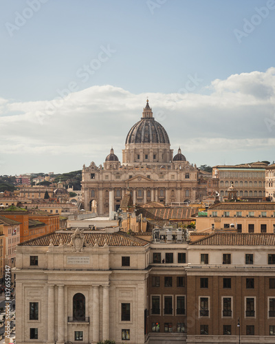 Canvas Print saint peter basilica rome italy