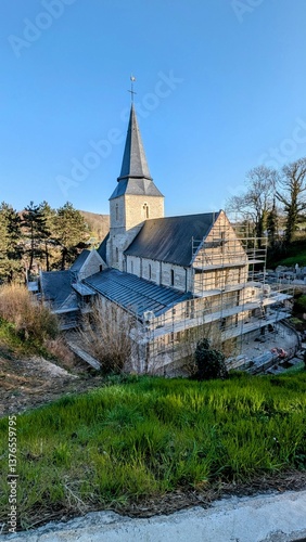 Obraz na płótnie VEULETTES-SUR-MER (Seine-Maritime) w salonie