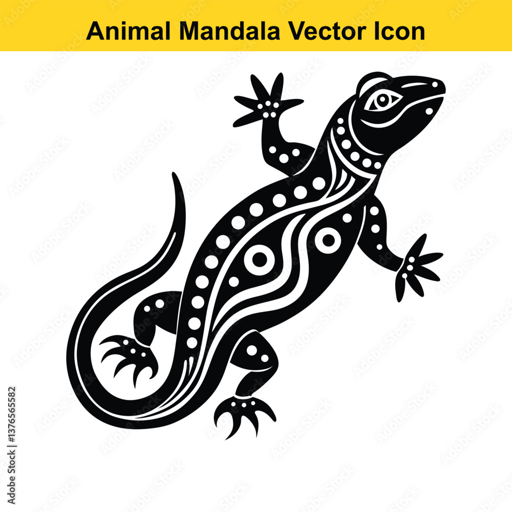 Fototapeta premium Wild & Whimsical: Intricate Animal Mandala Designs.
