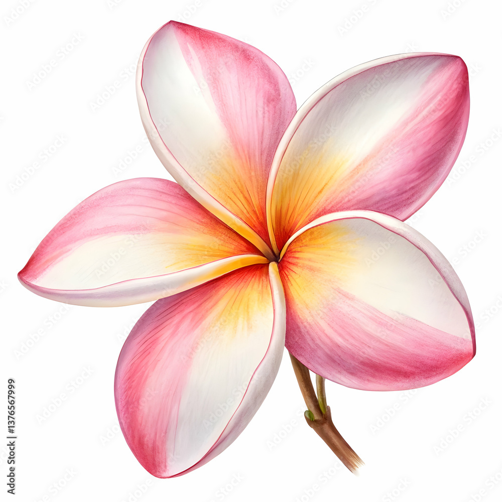 Naklejka premium Peach Blossom A Delicate Bloom