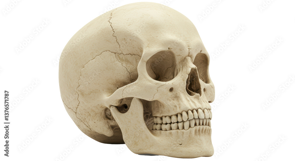 Isolated Human Skull