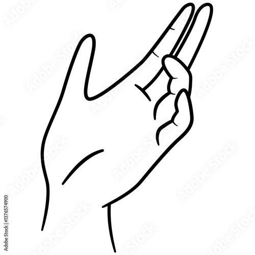 hand with finger