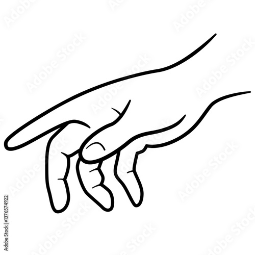 hand with finger