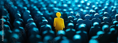A human figure icon symbolizing the search for the right candidate.