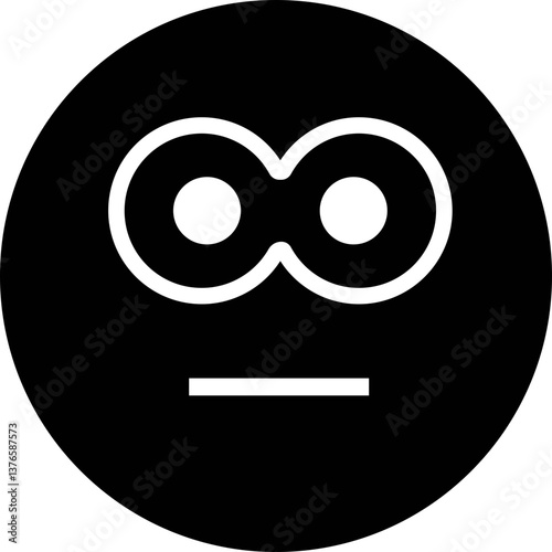 Doodle Emoji face icon. drawn sketch style. different expression emotion mood in flat isolated on transparent background