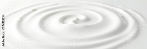 Delicate Swirls of Creamy Texture