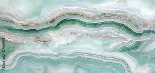 Wallpaper Mural Cyan marble-inspired engineered quartz surface with wave-like mineral layers and vibrant tone, gemstone aesthetic and high-end decor background Torontodigital.ca