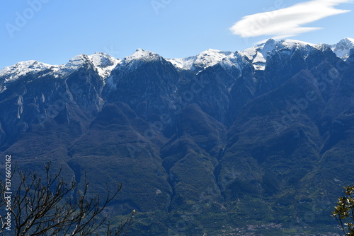 Schöne Landschaft bei Tignale oberhalb vom Gardasee