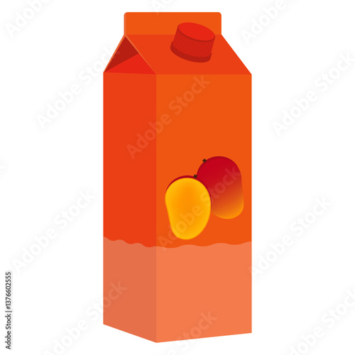 mango juice carton,  fresh mango juice box.