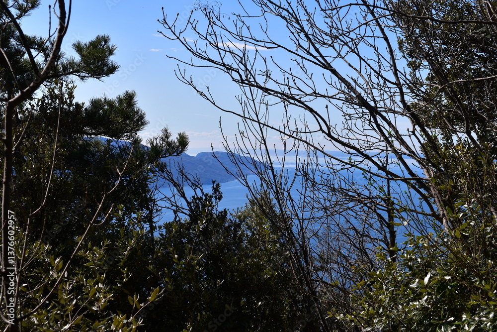 Schöne Landschaft bei Tignale oberhalb vom Gardasee