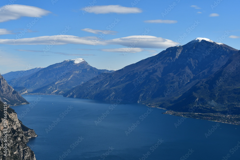 Schöne Landschaft bei Tignale oberhalb vom Gardasee