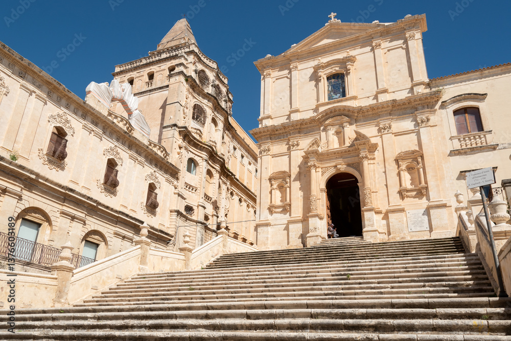 Obraz premium Iglesia de San Carlo al Corso de Noto, Sicilia