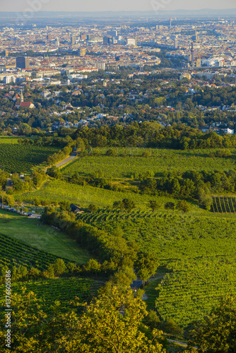 Kahlenberg, Blick über Wien, Österreich, Wien, 19. Bezirk