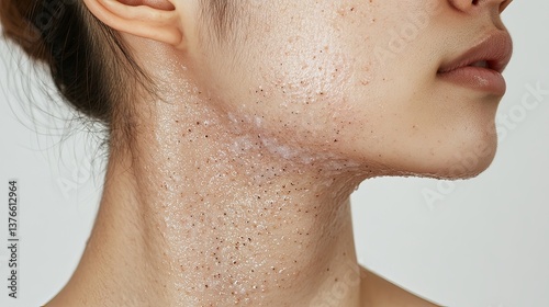 Wallpaper Mural Exfoliating skin care routine home tutorial beauty close-up skincare tips Torontodigital.ca