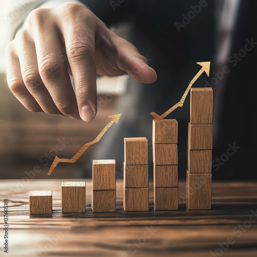 Business strategy growth financial success infographic office environment insightful perspective key trends to watch