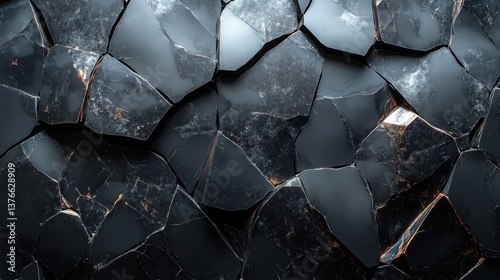 A texture of dark stone, br...