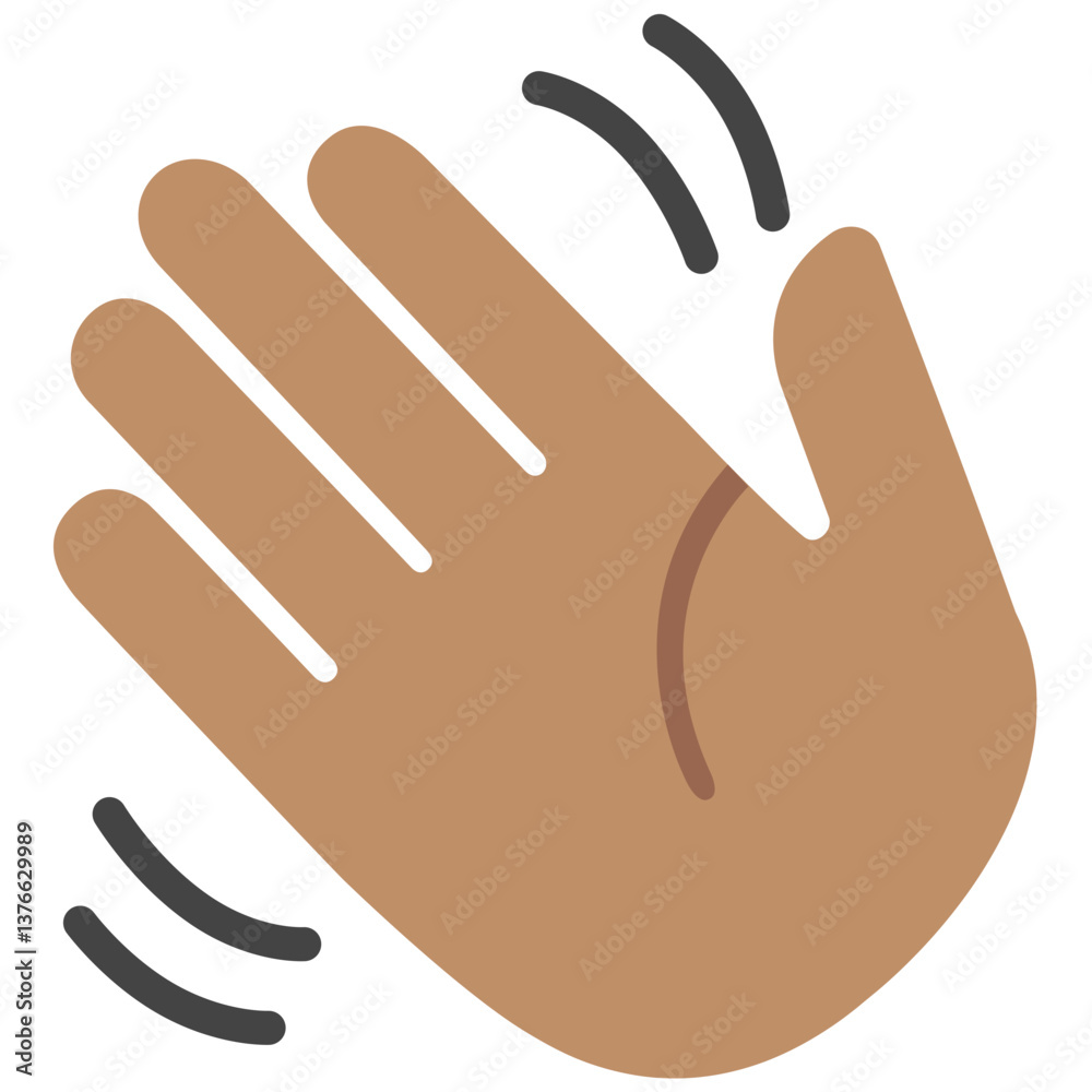 Fototapeta premium Waving Hand 