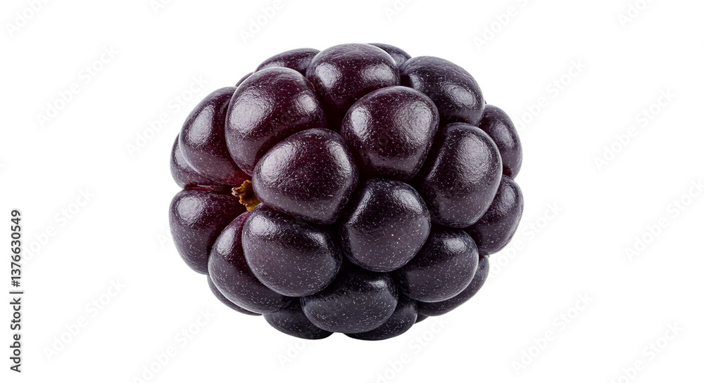 A close up shot of a single blackberry with a dark background in a studio setting showcasing its texture A close up shot of a single blackberry with a dark background in a studio setting showcasing its texture