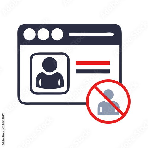 User Permissions Icon Denying Profile Access  
