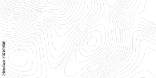 Minimalist Transparent PNG Topographic Map with Smooth, Flowing Wavy Lines and a Pure White Background, Crafted for Sleek and Contemporary Graphic Design, Geospatial Projects, and Mapping
